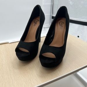 Candies Peep Toe Heels Size 9